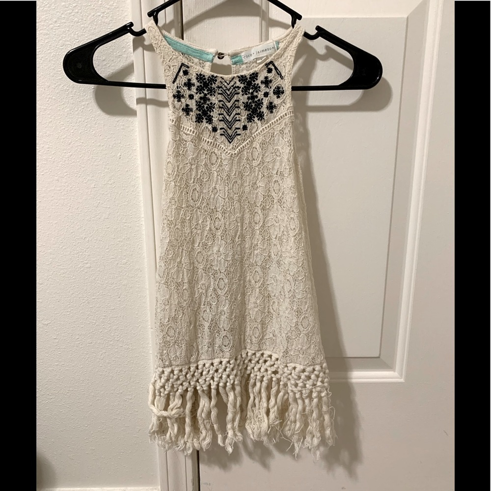 Boutique top crochet